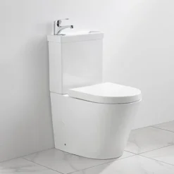 Arezzo Space Saving Combined Two-In-One Wash Basin + Rimless Toilet -Villeroy Shop azcc2in1 d3