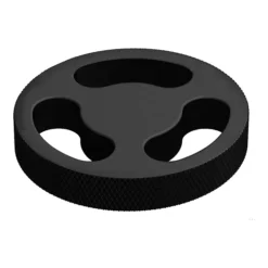 Arezzo Matt Black Industrial Style Round Modern Twin Concealed Shower Valve With Diverter -Villeroy Shop azmbiv2d1