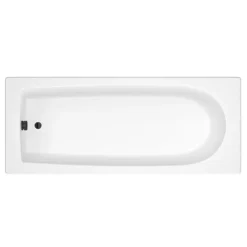 Arezzo Round Single Ended Bath With Matt Black Bi-Fold Screen -Villeroy Shop azrbf d1
