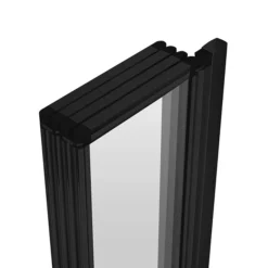 Arezzo Square Single Ended Bath With Matt Black Bi-Fold Screen -Villeroy Shop azsbf d3