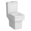 Arezzo Square Close Coupled Toilet + Soft Close Seat
