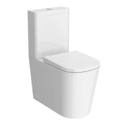 Arezzo Square BTW Close Coupled Rimless Toilet With Soft Close Seat -Villeroy Shop azssqbtwcc 4