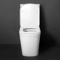 Arezzo Square Close Coupled Rimless Toilet With Soft Close Seat -Villeroy Shop azssqcc d2 1