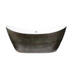 Heritage Alderley Croc Skin Effect Freestanding Acrylic Bath (1730 X 730mm)