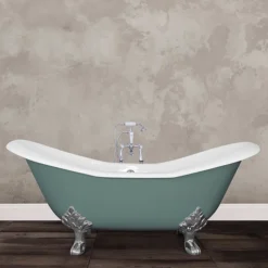 Hurlingham Banburgh Large Cast Iron Roll Top Bath (1825x780mm) With Feet -Villeroy Shop banburghlarged3