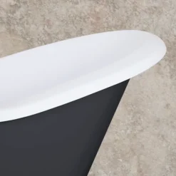 Hurlingham Banburgh Small 2TH Cast Iron Roll Top Bath (1560x765mm) With Feet -Villeroy Shop banburghsmalld1