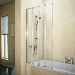 Banbury Round Single Ended Bath With Bi-Fold Screen -Villeroy Shop banburybathbifoldscreen d2