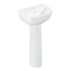 Grohe Bau 450mm 1TH Basin + Full Pedestal