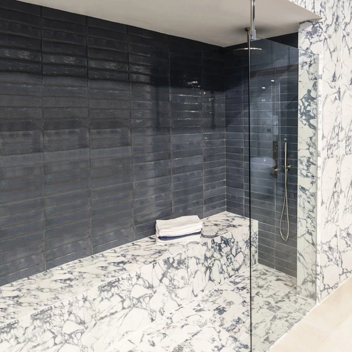 BagnoDesign Toko Brushed Nickel Round Vertical 2 Outlet Thermostatic Shower Valve 1 BagnoDesign Toko Brushed Nickel Round Vertical 2 Outlet Thermostatic Shower Valve