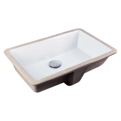 BagnoDesign Cube 545mm 0TH Rectangular Undercounter Basin -Villeroy Shop bdscub102611awh d1