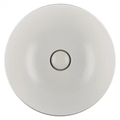 BagnoDesign Matt White Koy 400mm Round Countertop Basin -Villeroy Shop bdskoy702mw d1