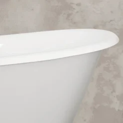 Hurlingham Berwick Cast Iron Roll Top Bath (1720x680mm) With Feet -Villeroy Shop berwick d2