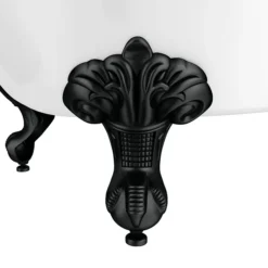 Appleby 1550 Roll Top Shower Bath With Matt Black Screen + Leg Set 8 Appleby 1550 Roll Top Shower Bath With Matt Black Screen + Leg Set -Villeroy Shop bkarh15bs d2