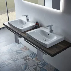 Roper Rhodes Breathe 610mm Countertop Or Wall Mounted Basin -Villeroy Shop bre600c d1