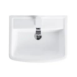 Brooklyn Modern Square Basin + Pedestal (1 Tap Hole) -Villeroy Shop brooklynmodernsquarebasinandpedestaldetail3
