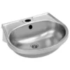 Franke BS205-M Stainless Steel Washbasin With Overflow, Single Tap Hole And Plug & Chain