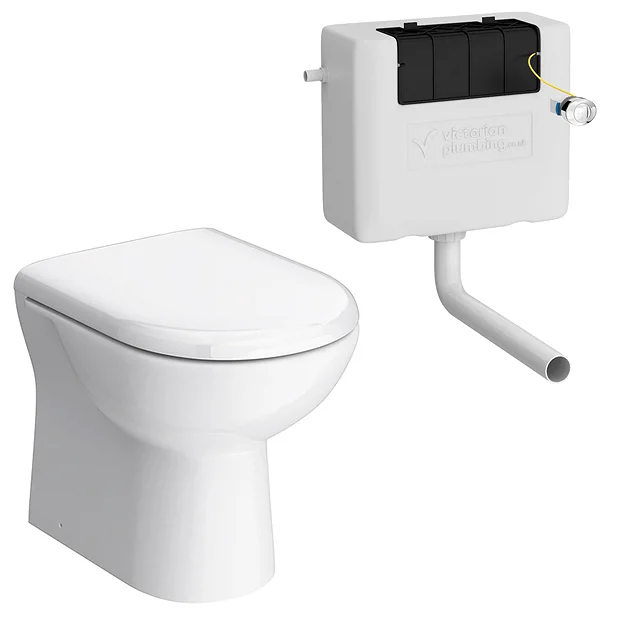 Back To Wall Toilet With Soft Close Seat + Concealed Cistern 2 Back To Wall Toilet With Soft Close Seat + Concealed Cistern - Image 2