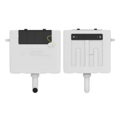 Ceramic BTW Toilet Pan With Soft-Close Seat + Dual Flush Concealed Cistern -Villeroy Shop btwpc2nd1