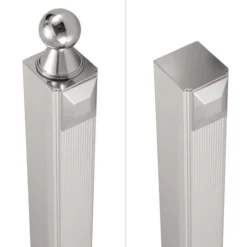 Burlington - Traditional Offset Quadrant 80cm & 40cm In-Line Panel -Villeroy Shop bu91d2