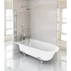 Burlington Hampton LH 1500mm Showering Bath + Legs
