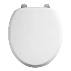 Burlington Back To Wall Pan With Gloss White Seat