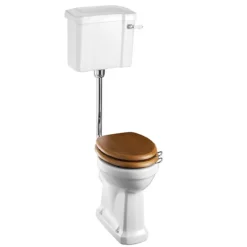 Burlington Low Level WC - 44cm Slimline Cistern - Lever Flush