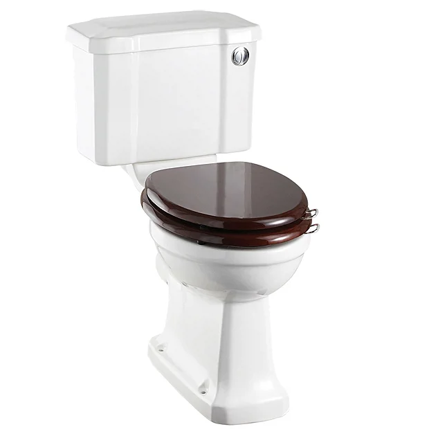 Burlington Regal Slimline Close Coupled Traditional Toilet - Button Flush 2 Burlington Regal Slimline Close Coupled Traditional Toilet - Button Flush - Image 2