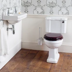 Burlington Regal Slimline Close Coupled Traditional Toilet - Button Flush