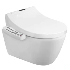 Bianco Wall Hung Smart Toilet With Bidet Wash Function, Heated Seat + Dryer -Villeroy Shop bwh43tsb n detail2