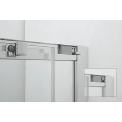 Crosswater 900 X 900mm Clear 6 Quadrant Double Door Shower Enclosure -Villeroy Shop caqds0800 d2 1