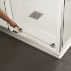 Crosswater 1200 X 800mm Clear 6 Offset Quadrant Single Door Shower Enclosure