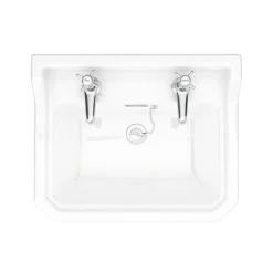 Nuie Carlton 1 Tap Hole Traditional Basin + Pedestal
