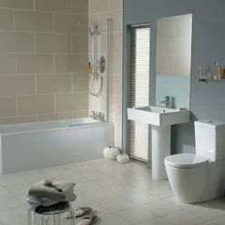 Ideal Standard Connect Cube 1TH Basin + Pedestal