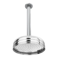 Chatsworth 1928 Traditional Push-Button Shower Pack With Slide Rail Kit + Ceiling Mounted Head -Villeroy Shop chtpbpk3 d3