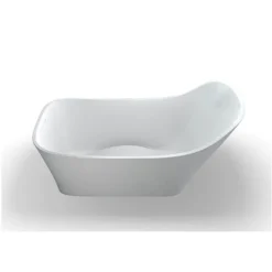 Clearwater - Nebbia Natural Stone Bath Hand Polished White - 1600 X 800mm
