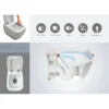 RAK Cloud Matt White Rimless Wall Hung Pan + Soft Close Seat