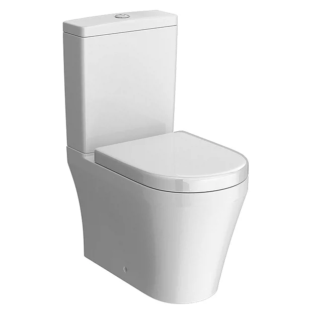 Hudson Reed Luna Flush To Wall Toilet + Soft Close Seat 3 Hudson Reed Luna Flush To Wall Toilet + Soft Close Seat - Image 3