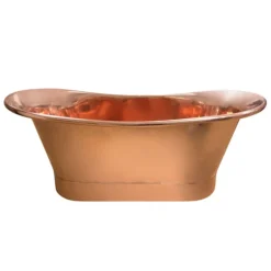 Trafalgar Copper 1700 X 710mm Double Ended Slipper Roll Top Bath Tub -Villeroy Shop copd117d1