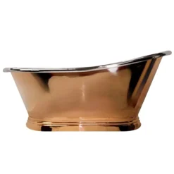 Trafalgar Copper 1700 X 787mm Slipper Roll Top Bath Tub (Nickel Inside) -Villeroy Shop cops317 d1