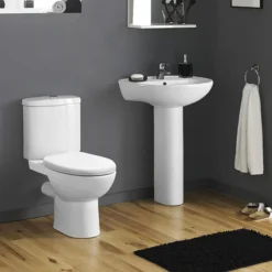 Cove Rimless Close Coupled Toilet + Soft Close Seat -Villeroy Shop crwc d3