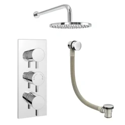 Cruze 2 Outlet Shower System (Fixed Shower Head + Overflow Bath Filler)