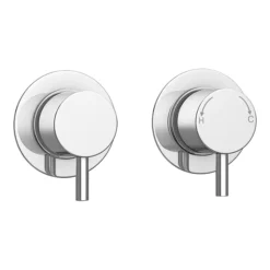 Cruze Round Concealed Individual Diverter + Thermostatic Control Valve With Handset + 300mm Shower Head -Villeroy Shop crzisvpk2 nd2