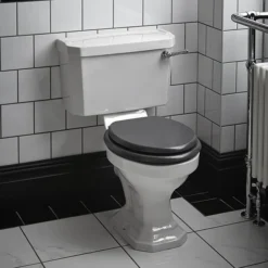 Heritage - Granley Deco Close Coupled Standard Height WC & Landscape Cistern