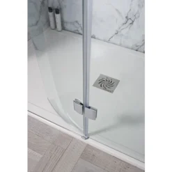 Crosswater - Design View Walk In Easy Access Shower Enclosure - 2 Size Options -Villeroy Shop design walk in d2