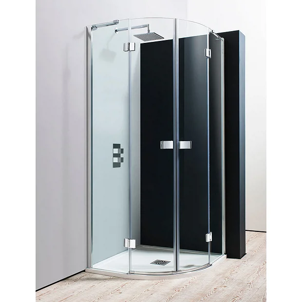Crosswater - Design Quadrant Double Hinged Door Enclosure - 2 Size Options 2 Crosswater - Design Quadrant Double Hinged Door Enclosure - 2 Size Options - Image 2