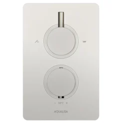 Aqualisa Dream Square Thermostatic Mixer Shower With Adjustable Head And Bath Fill