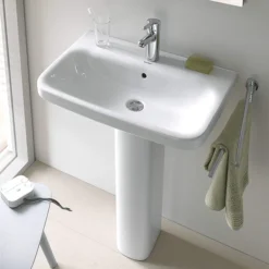 Duravit DuraStyle 1TH Basin + Full Pedestal -Villeroy Shop ds551thfp d1