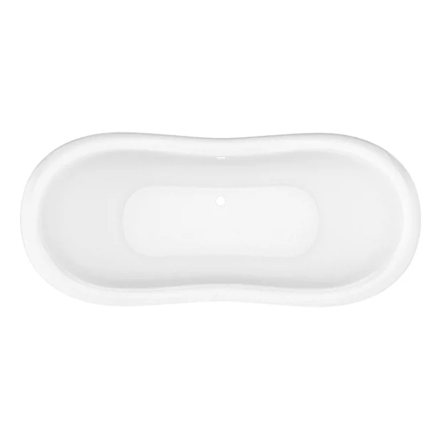 Earl 1750 Double Ended Roll Top Slipper Bath + Brushed Brass Leg Set 6 Earl 1750 Double Ended Roll Top Slipper Bath + Brushed Brass Leg Set - Image 6