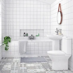 EcoDelux Orion Water Saving Close Coupled Toilet + Soft Close Seat