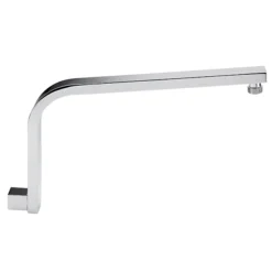 Milan Square Push-Button Concealed Shower Valve With 300x300mm Shower Head + Curved Arm -Villeroy Shop egpb01spk1 d3